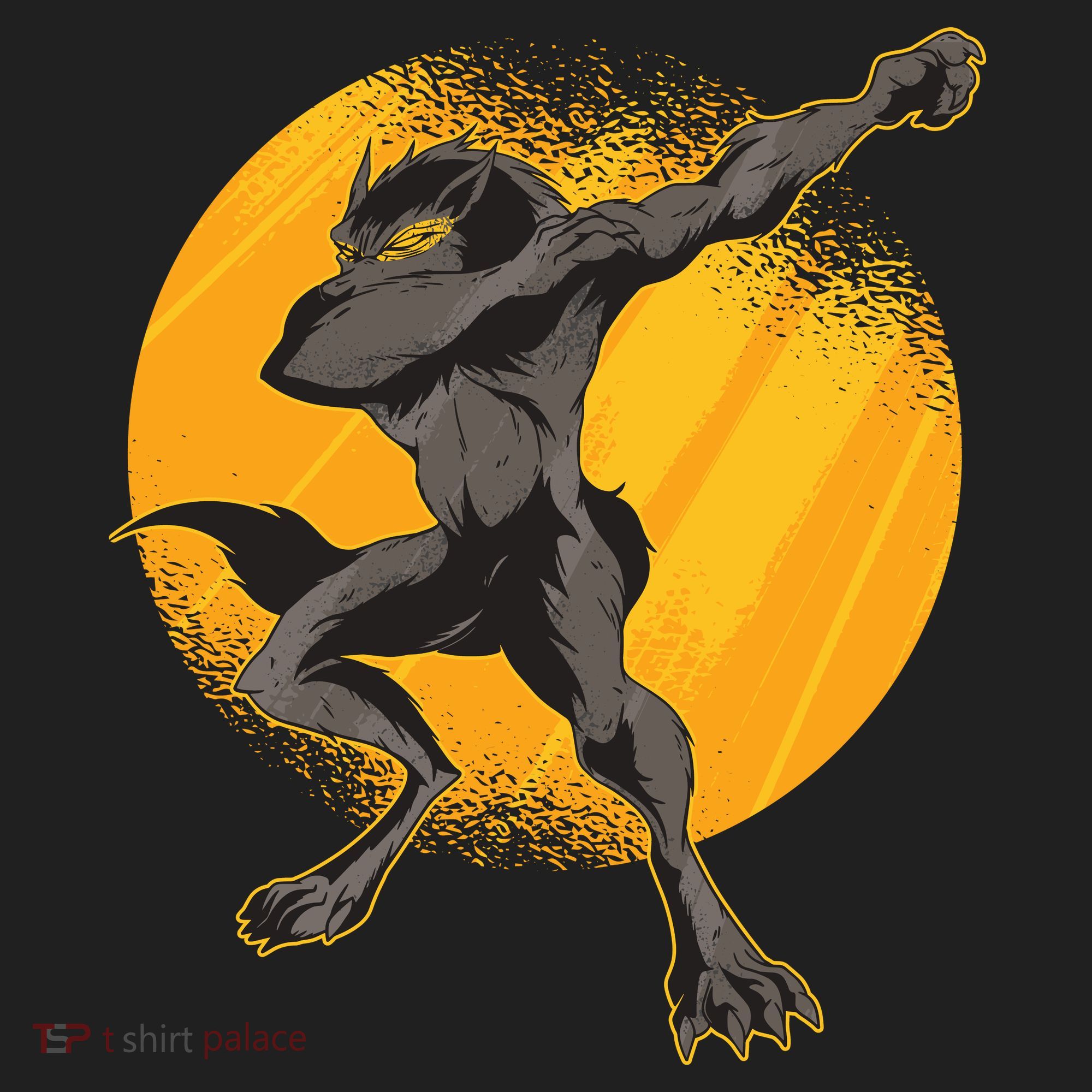 Dabbing Werewolf Sport-Tek Posi-UV Pro Polo