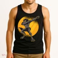 Dabbing Werewolf Tank Top thumb 3