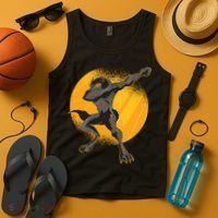Dabbing Werewolf Tank Top thumb 4