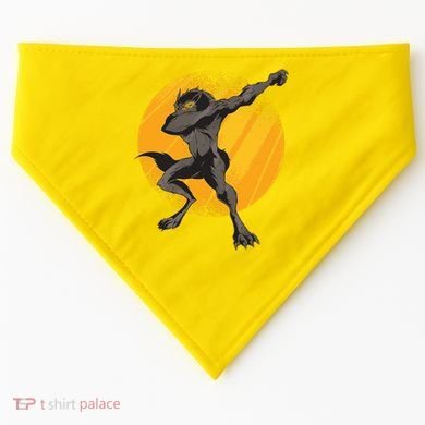 Dabbing Werewolf USA-Made Doggie Bandana