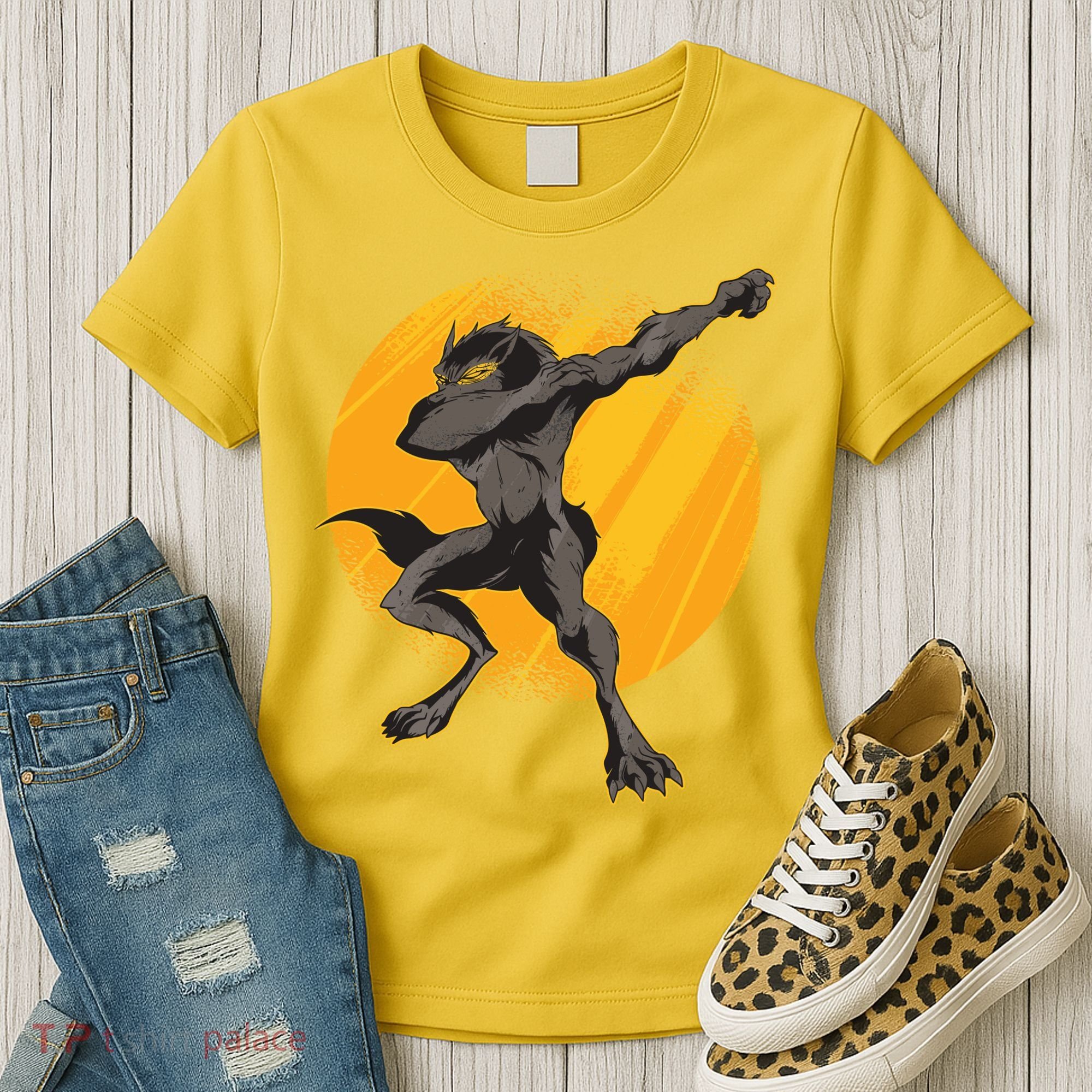 Dabbing Werewolf Women's T-Shirt