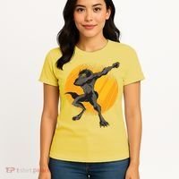 Dabbing Werewolf Women's T-Shirt thumb 4