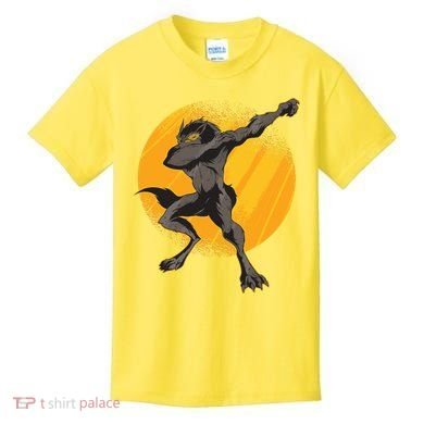 Dabbing Werewolf Kids T-Shirt