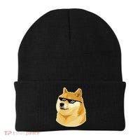 Doge With Deal With It Glasses Beanie thumb 0