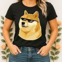 Doge With Deal With It Glasses Women's T-Shirt thumb 2