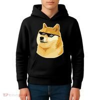 Doge With Deal With It Glasses Kids Hoodie thumb 4