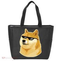 Doge With Deal With It Glasses Tote Bag thumb 0