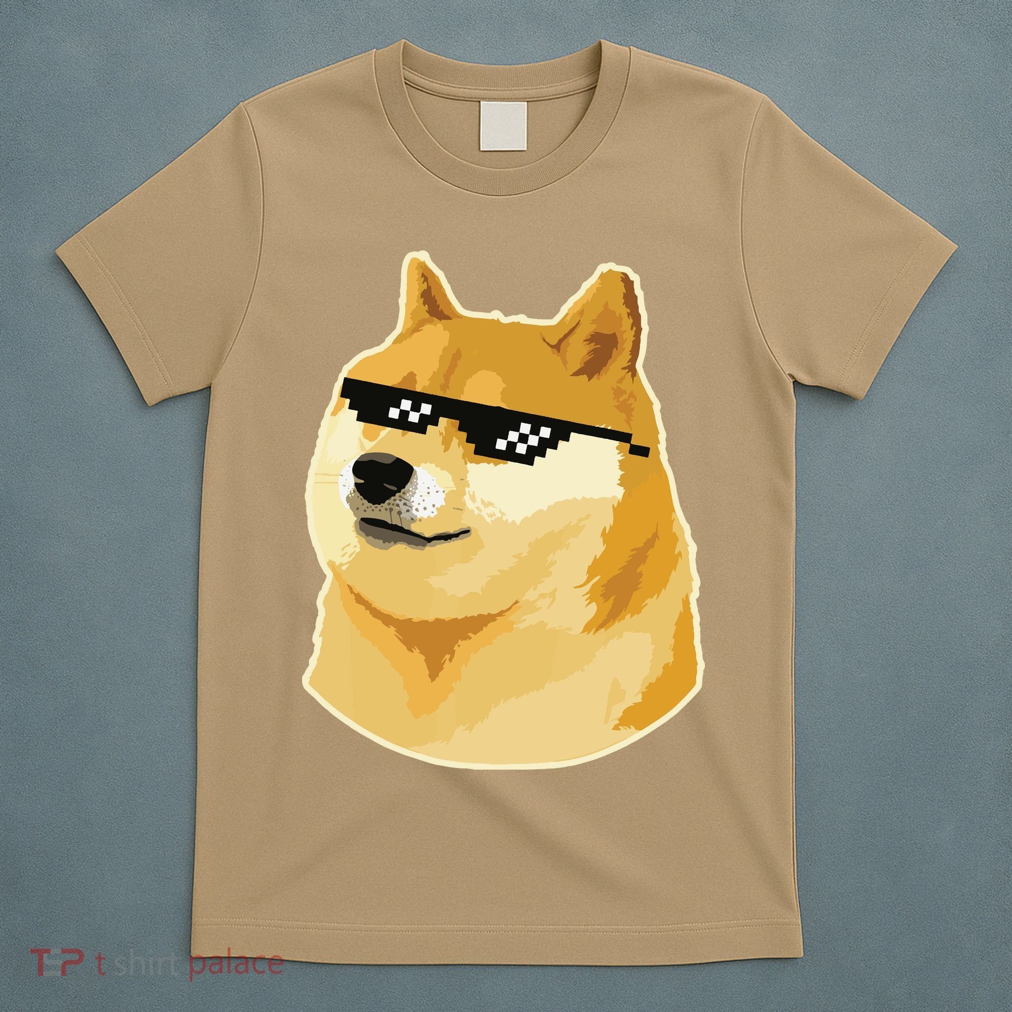 Doge With Deal With It Glasses T-Shirt