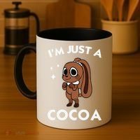 Dandys World Easter Cocoa The Chocolate Easter Bunny Coffee Mug thumb 4
