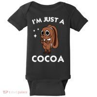 Dandys World Easter Cocoa The Chocolate Easter Bunny Baby Bodysuit thumb 0