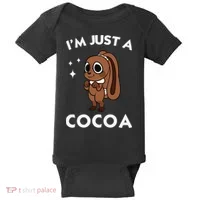 Dandys World Easter Cocoa The Chocolate Easter Bunny Baby Bodysuit thumb 0