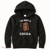 Dandys World Easter Cocoa The Chocolate Easter Bunny Kids Hoodie thumb 0