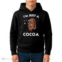 Dandys World Easter Cocoa The Chocolate Easter Bunny Kids Hoodie thumb 4