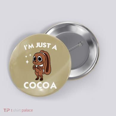 Dandys World Easter Cocoa The Chocolate Easter Bunny Button