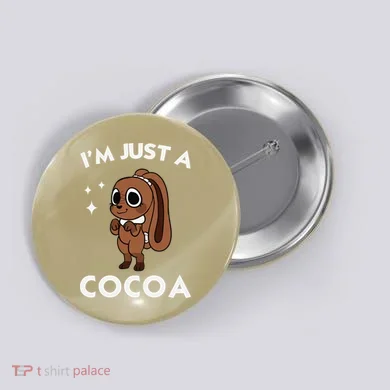 Dandys World Easter Cocoa The Chocolate Easter Bunny Button