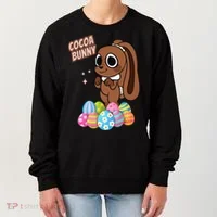 Dandys World Easter Cocoa The Chocolate Easter Bunny Women's Sweatshirt thumb 0