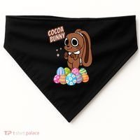 Dandys World Easter Cocoa The Chocolate Easter Bunny USA-Made Doggie Bandana thumb 0