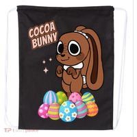 Dandys World Easter Cocoa The Chocolate Easter Bunny Drawstring Bag thumb 0