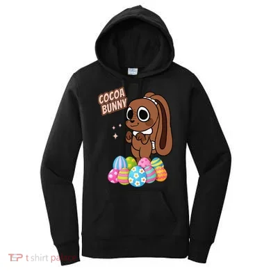Dandys World Easter Cocoa The Chocolate Easter Bunny Women's Hoodie