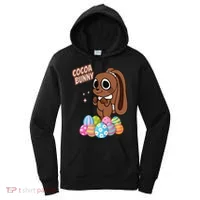 Dandys World Easter Cocoa The Chocolate Easter Bunny Women's Hoodie thumb 0