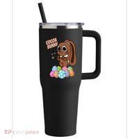 Dandys World Easter Cocoa The Chocolate Easter Bunny 40oz Vacuum Insulated Stainless Steel Travel Tumbler thumb 0