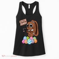 Dandys World Easter Cocoa The Chocolate Easter Bunny Women's Tank Top thumb 0