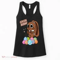 Dandys World Easter Cocoa The Chocolate Easter Bunny Women's Tank Top thumb 0