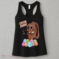 Dandys World Easter Cocoa The Chocolate Easter Bunny Women's Tank Top thumb 3