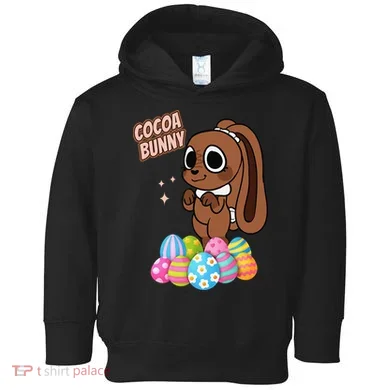 Dandys World Easter Cocoa The Chocolate Easter Bunny Toddler Hoodie