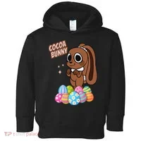 Dandys World Easter Cocoa The Chocolate Easter Bunny Toddler Hoodie thumb 0