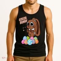 Dandys World Easter Cocoa The Chocolate Easter Bunny Tank Top thumb 3