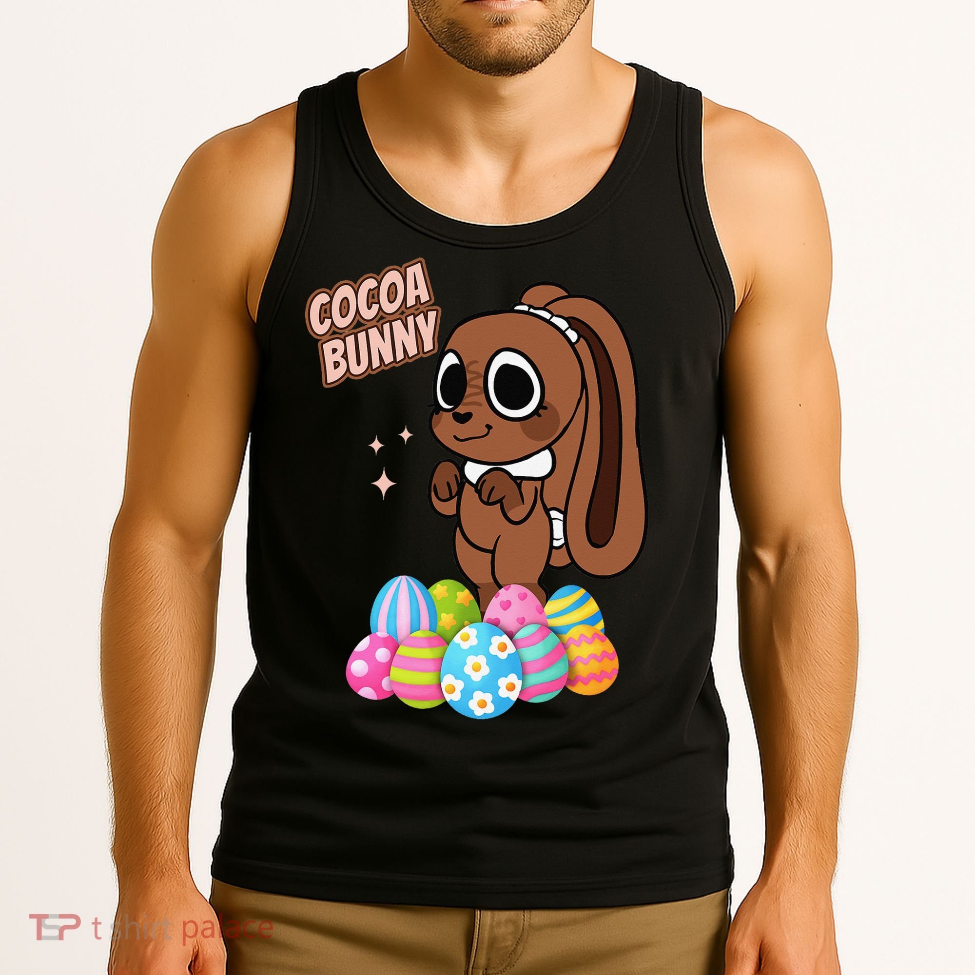 Dandys World Easter Cocoa The Chocolate Easter Bunny Tank Top