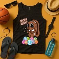 Dandys World Easter Cocoa The Chocolate Easter Bunny Tank Top thumb 4