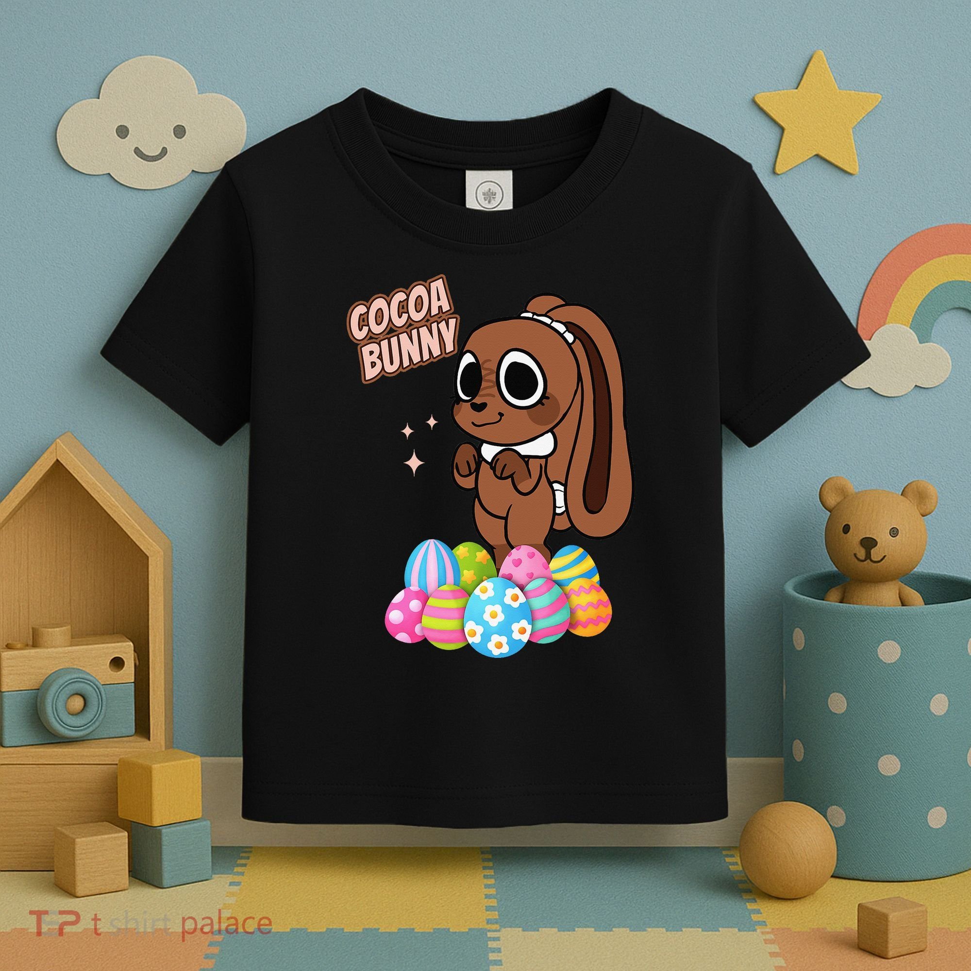 Dandys World Easter Cocoa The Chocolate Easter Bunny Toddler T-Shirt