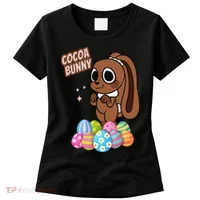 Dandys World Easter Cocoa The Chocolate Easter Bunny Women's T-Shirt thumb 0