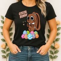 Dandys World Easter Cocoa The Chocolate Easter Bunny Women's T-Shirt thumb 2
