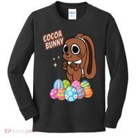 Dandys World Easter Cocoa The Chocolate Easter Bunny Kids Long Sleeve Shirt thumb 0