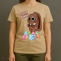 Dandys World Easter Cocoa The Chocolate Easter Bunny T-Shirt thumb 4