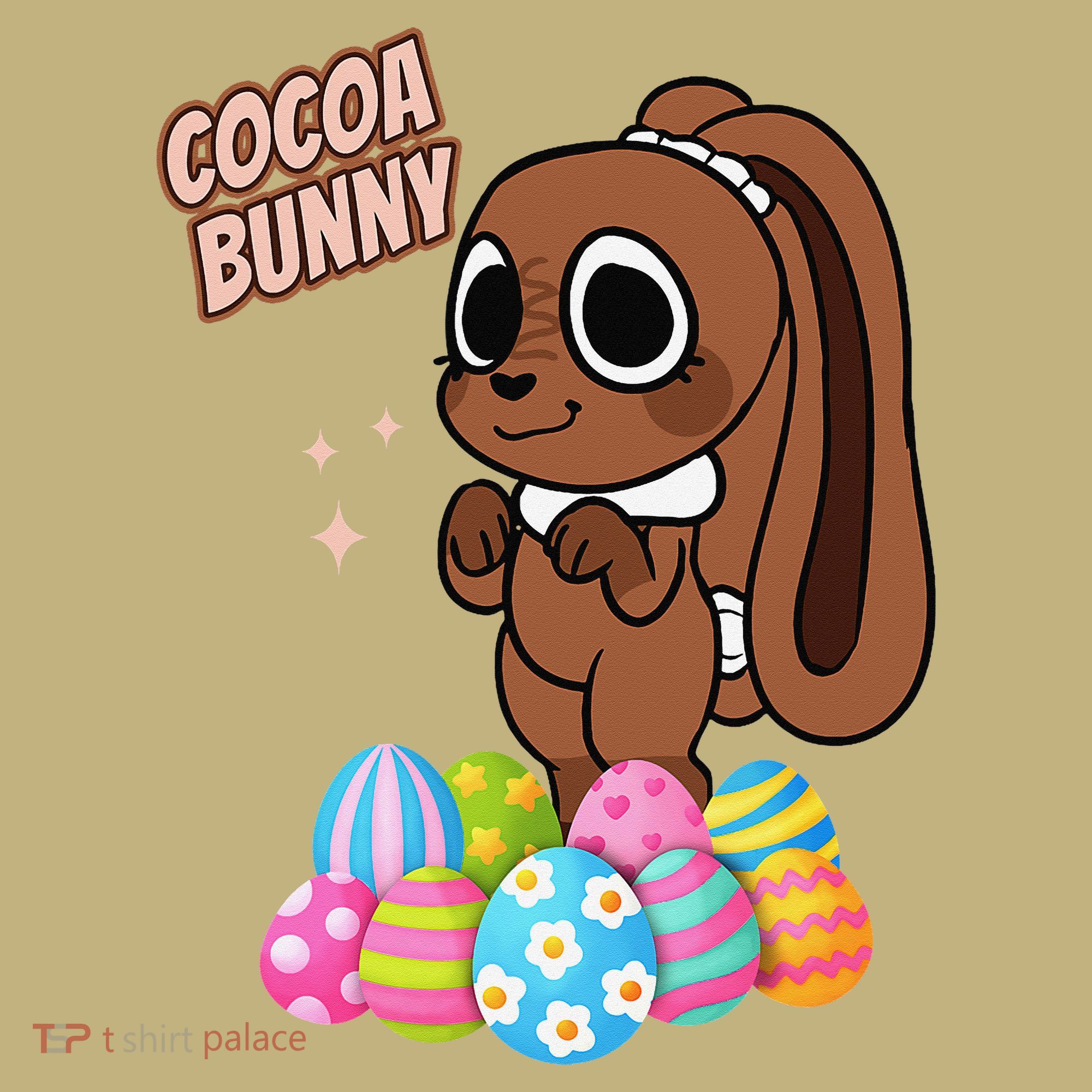Dandys World Easter Cocoa The Chocolate Easter Bunny Button