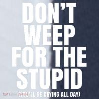 DonT Weep For The Stupid YouLl Be Crying All Day Alexander Anderson Sport-Tek Competitor United Soccer Jersey thumb 4