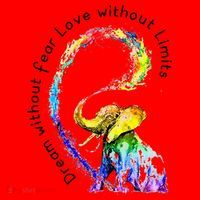 Dream Without Fear Love Without Limits Elephant LGBT Santa Hat thumb 1