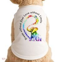 Dream Without Fear Love Without Limits Elephant LGBT Doggie Tank thumb 0