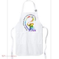 Dream Without Fear Love Without Limits Elephant LGBT Apron thumb 0