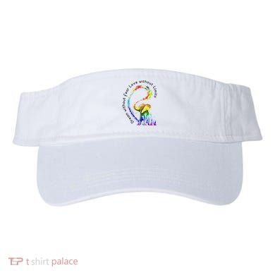 Dream Without Fear Love Without Limits Elephant LGBT Visor