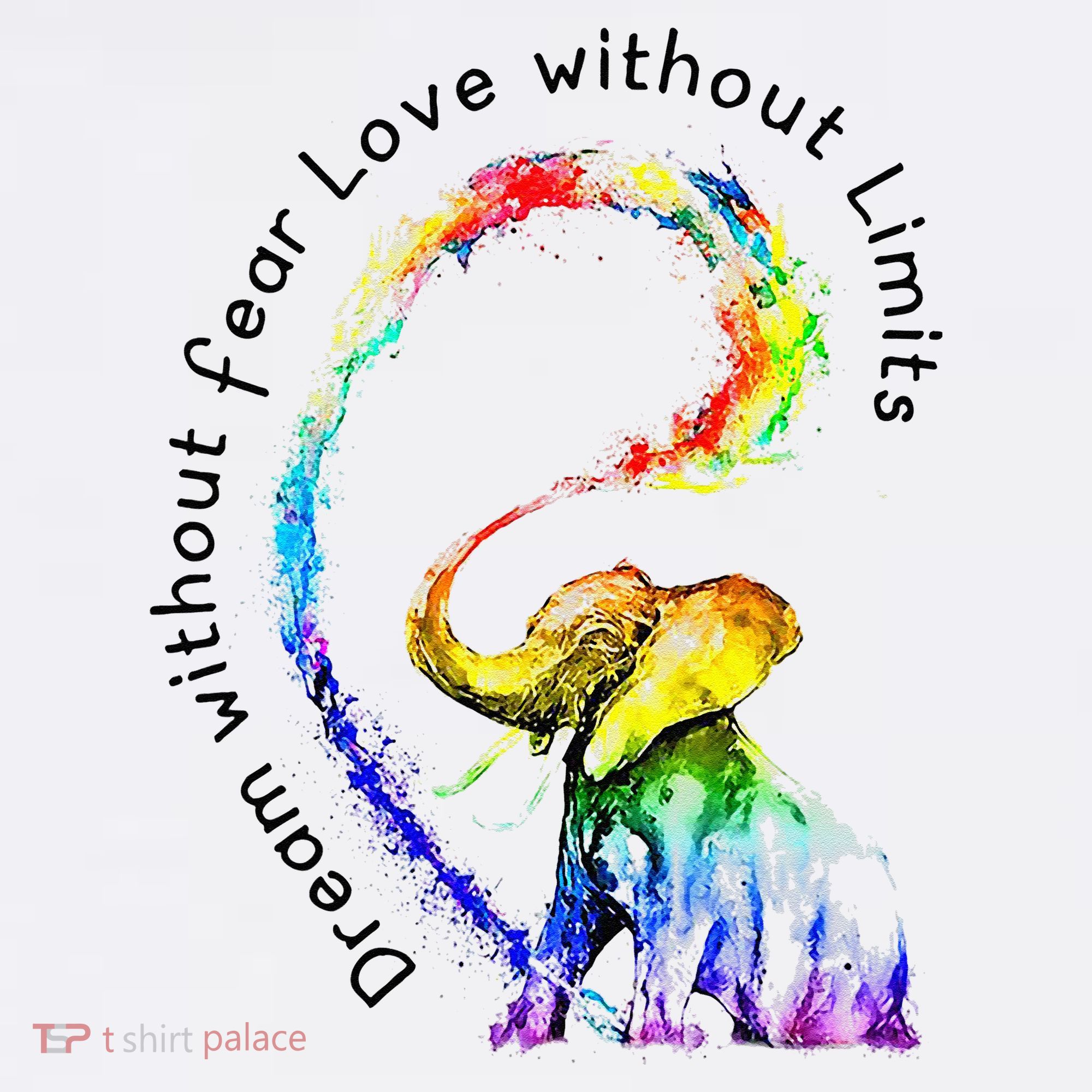 Dream Without Fear Love Without Limits Elephant LGBT Visor
