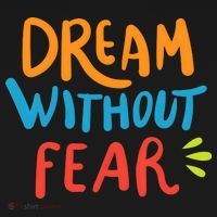 Dream Without Fear Inspirational Meme Hoodie thumb 2