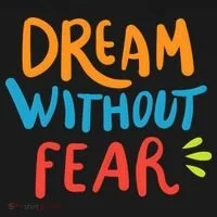 Dream Without Fear Inspirational Meme Women's T-Shirt thumb 6
