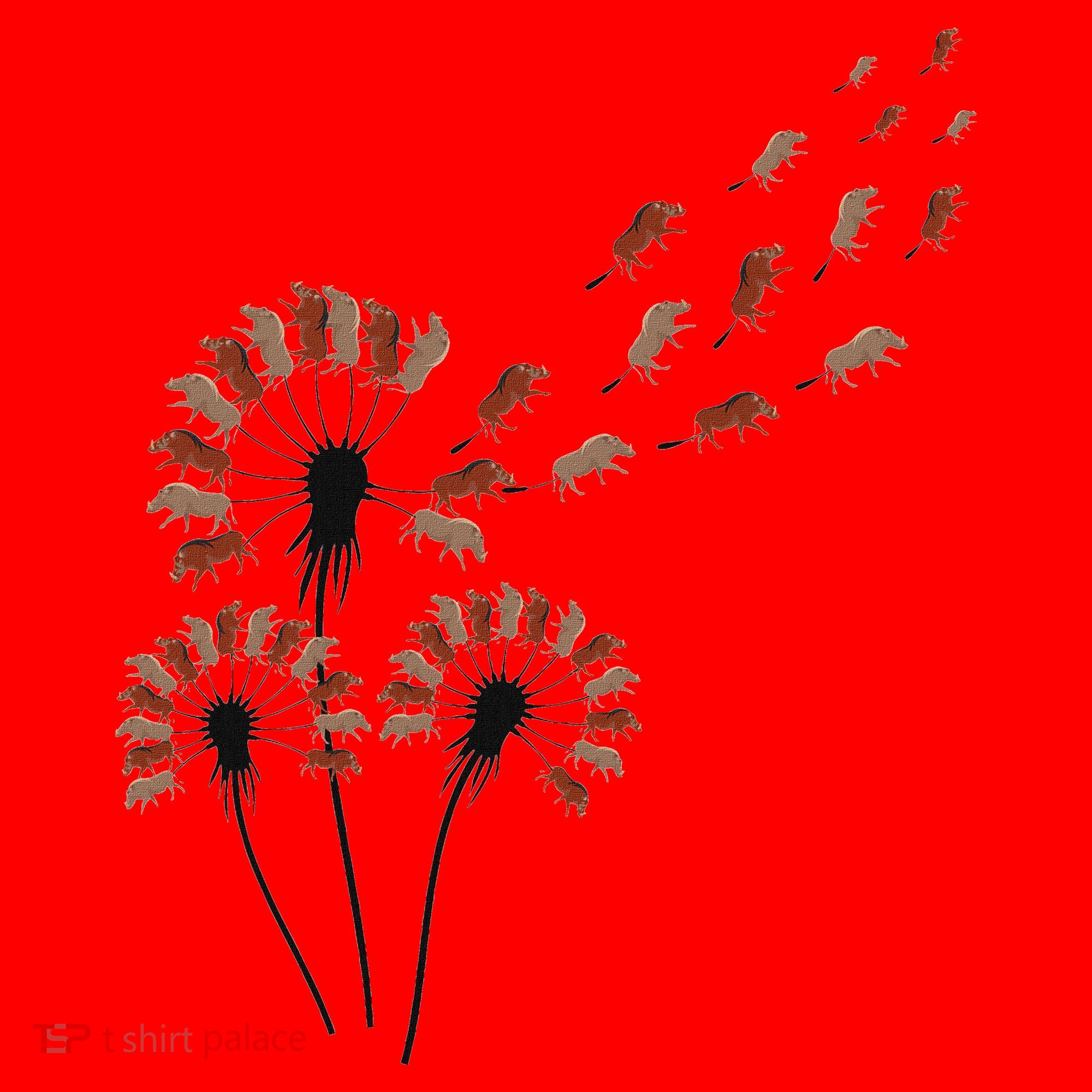 Dandelion Warthogs For Warthog Lover Warthog Santa Hat