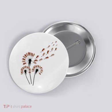 Dandelion Warthogs For Warthog Lover Warthog Button