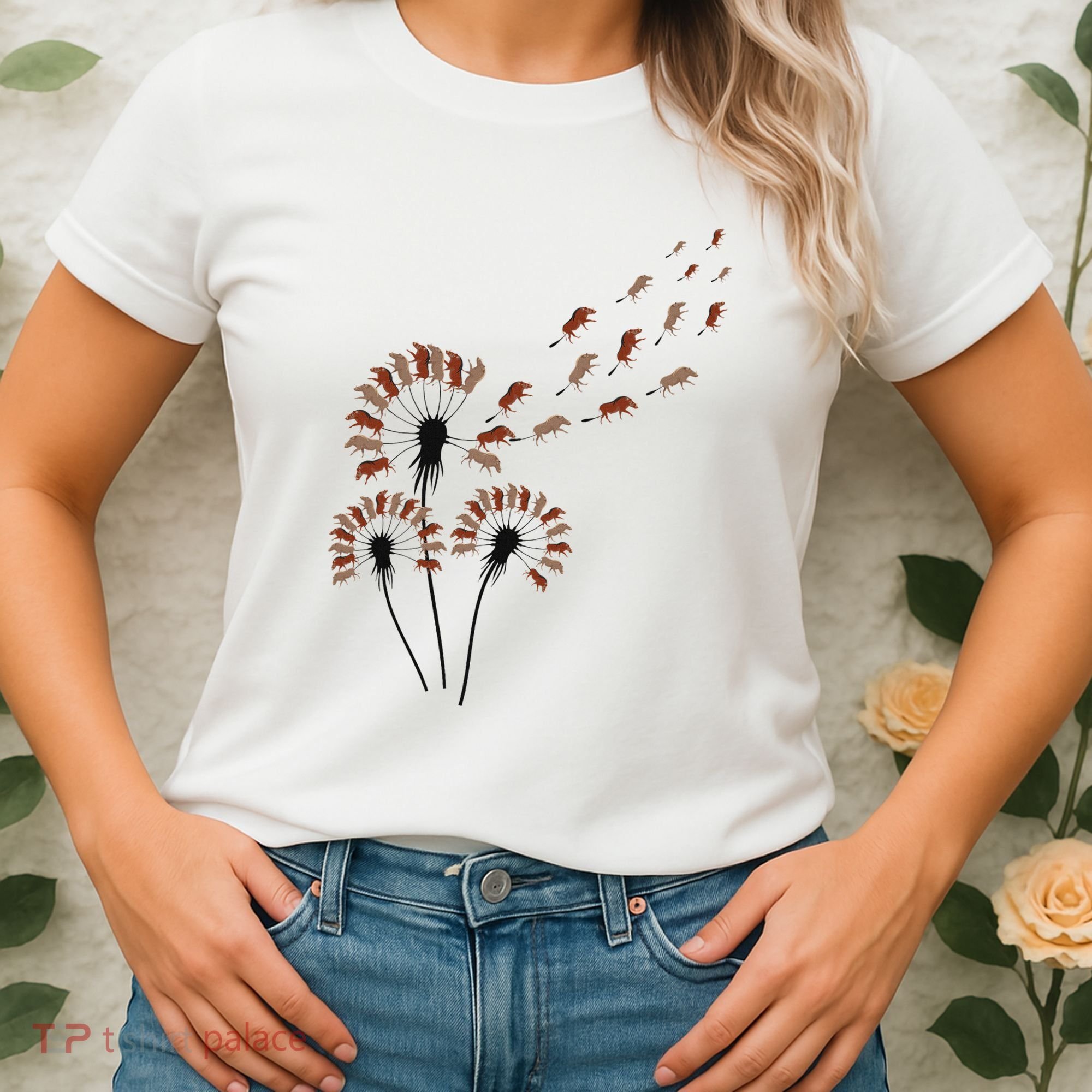 Dandelion Warthogs For Warthog Lover Warthog Women's T-Shirt
